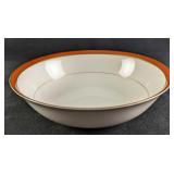 Retired Bordure Rouge By Fitz & Floyd 9' Round Veg