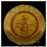 Summer French Daum Crystal Plate By Corbin