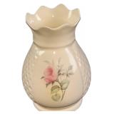 Vintage Pink Rose Bone Fine China Bud Vase