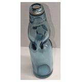 Vintage Soda Bottle Japanese Codd Neck Marble Stop
