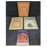 4 Vintage Sheet Music & Paperback Collection