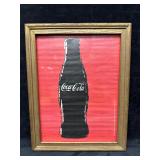 Framed Coca Cola Bottle Silhouette Poster Print 20