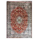 Afghan Hand Knotted Wool Rug 68" x 47".