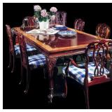 SMH Engraved Diamond Cut Glass Ashtray