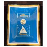 Small Blue Navy Style Trinket Dish