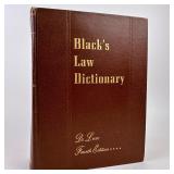 Blackï¿½s Law Dictionary De Luxe Fourth Edition 1951