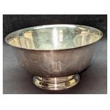 Three-Light Silverplate Metal Candelabra Table Can