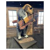 Extremely Detailed Lonely Dog Life Size Figure