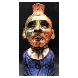 Van Gogh Bust Pottery Pitcher by Joni DeWitt - Com