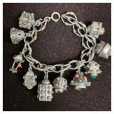 Italian Etruscan Style Sterling Multiple Ornate Ch