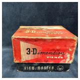 Vintage View Master 3-Dimension Viewer Model E wit