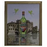 John Pacovsky Acrylic On Canvas Absente Absinthe