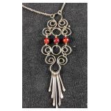 Necklace Wire Wrap Necklace Pendant and Necklace