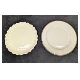 2 Pottery And China 12" Serving Trays