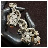 3 Vintage Sterling Silver Floral Spoons