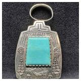 Sunface Carol Felley Turquoise Reversible Kachina