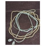 4 Faux & Freshwater Pearl & Sarah Coventry Necklac