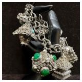Italian Etruscan Revival Style Chunky Fob and Lock