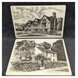 Vintage Italian Murano Green Art Glass Bead Neckla