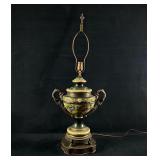 Antique Ornate Victorian Hand Painted Ceramic & Br