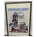 S&N Absolut Vodka Alaska Alex D. Combs Print