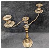 Vintage Gorham 3 Candle Holder Sterling Silver Can
