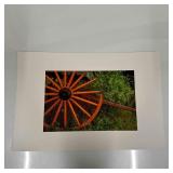 Rustic Wagon Wheel Fine Art Print on Arches France