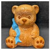 Vintage Country Bear Brand Ceramic Bear Cookie Car