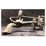 Bronze "Pfit Chigger" Sculpture By Diane Dull