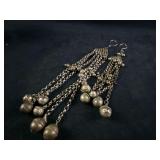 Vintage Traditionally Tribal Long Dangle Earrings