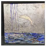 Jon Planas Original Mixed Media Leap Of Faith On C