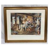 Framed And Signed Limited Edition Print Carousel H