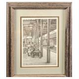 Carnforth Station By John S Gibb Framed Signed Pri