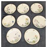 8 Floral Pattern Krautheim Bavaria Bread And Butte