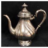 Turn of the Century German .830 Silver Teapot