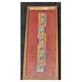 Framed Vintage Yao Meo Hand Embroidery