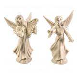 Dresden Porcelain Angel Band Harp & Horn Angels