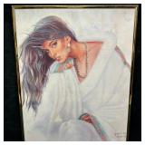 Indian Maiden Native American Woman Wall Decor Art