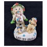 Dreamsicles Baby with Puppy and Penguin Christmas