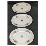 3 Royal Kent And Royal Vienna Serving Platters