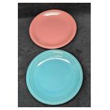 Two Ceramic Colorful Similar To Fiestaware Serving