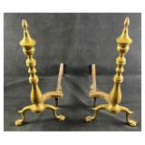 Vintage Fireplace Andirons Fireplace Log Guards