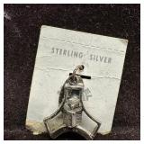 Sterling Silver Las Vegas Hilton Hotel Pendant Cha