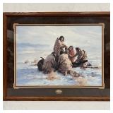 Framed Singer Actress Fanny Brice Cut Autographed