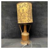 Brass Table Desk Light Fixture Oriental Lamp Shade
