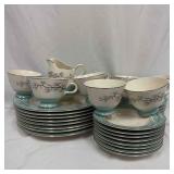 Vintage Cavalier Eggshell Homer Laughlin Turquoise