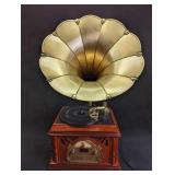 Pyle Retro Vintage Classic Style Turntable CD Radi