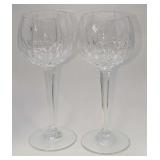 2 8" Artic Lights Wine Glasses B