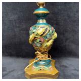 Vintage Roses Green Bedside Table Lamp Antique Met