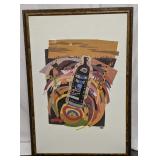 Framed Karen Blessen Absolut Texas S&N Print